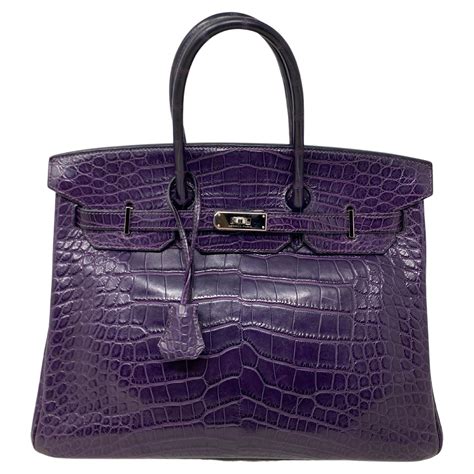 hermes bag purple